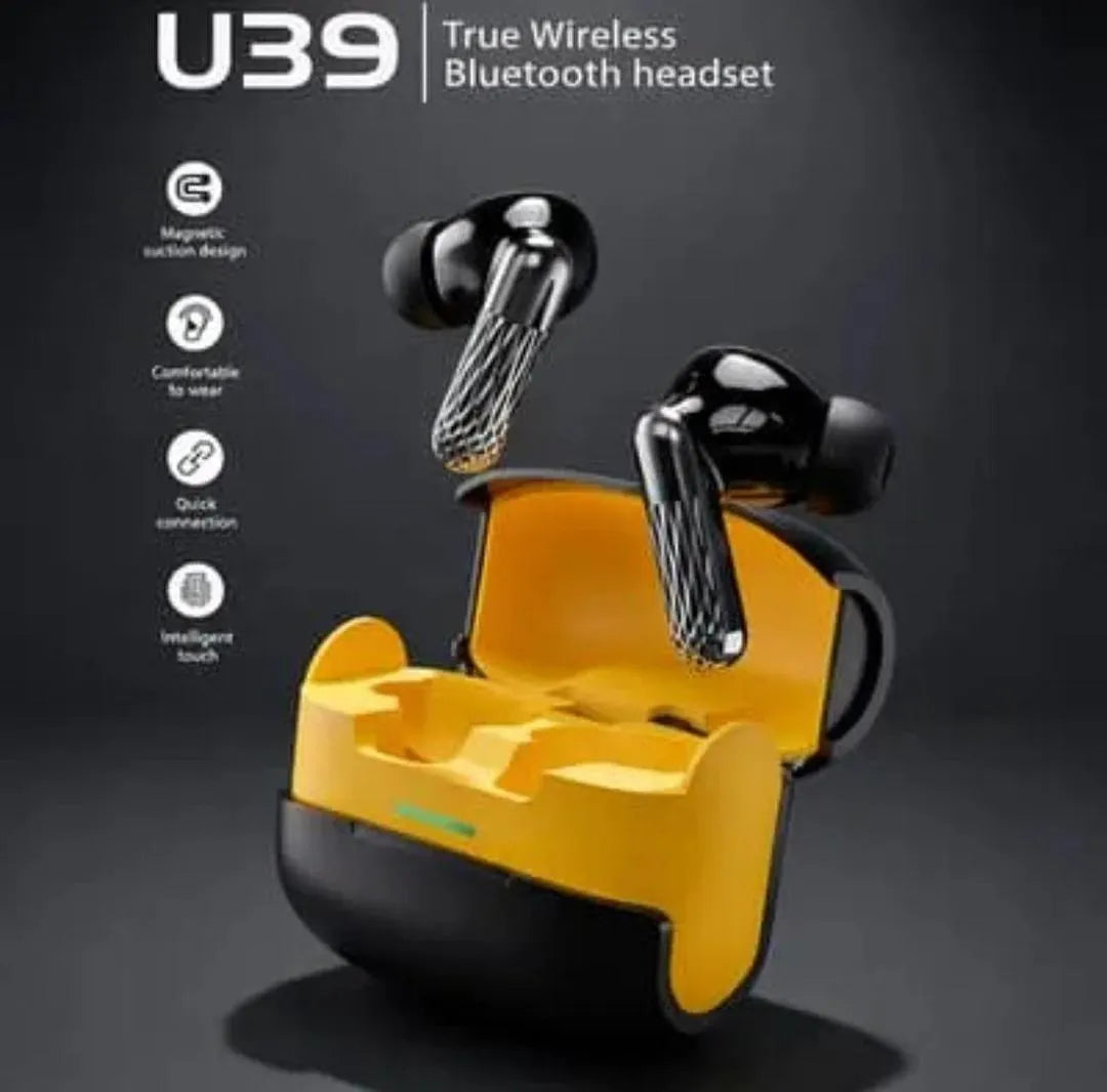 U39 True Wireless Bluetooth Earbuds – Premium Sound & Stylish Design