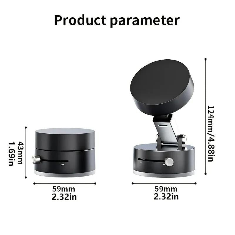 360° Magnetic Car Phone Mount – Foldable & Adjustable Dashboard Holder