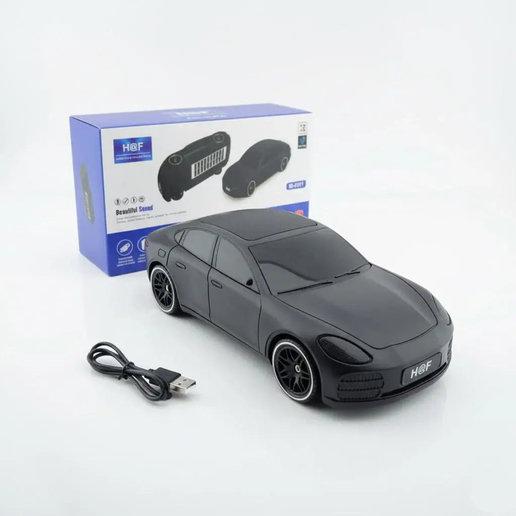 Car-Shaped Bluetooth Speaker – Wireless Portable Mini Speaker with Deep Bass