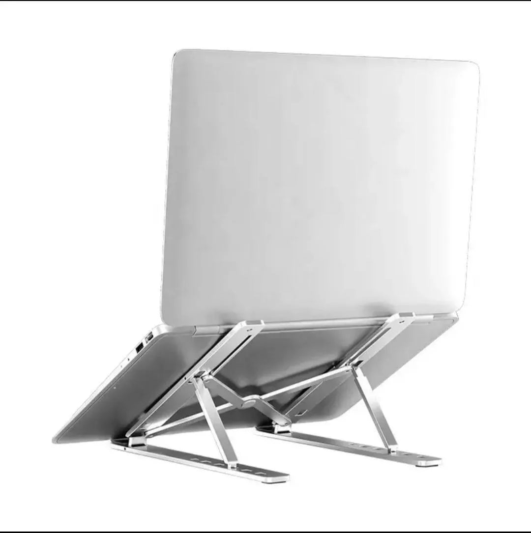 Adjustable Aluminum Laptop Stand – Foldable & Portable Ergonomic Notebook Holder